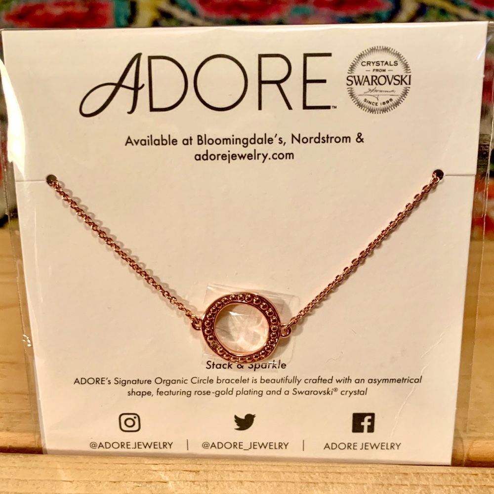 🆕 Adore’s organic circle bracelet rose gold